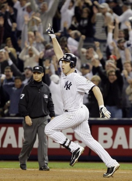 Mark Teixeira hit a Game 2 Walkoff Home Run and helped lead the Yankees to a ALDS sweep of the Twins
